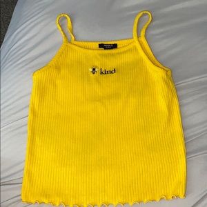 Yellow Tank Top
